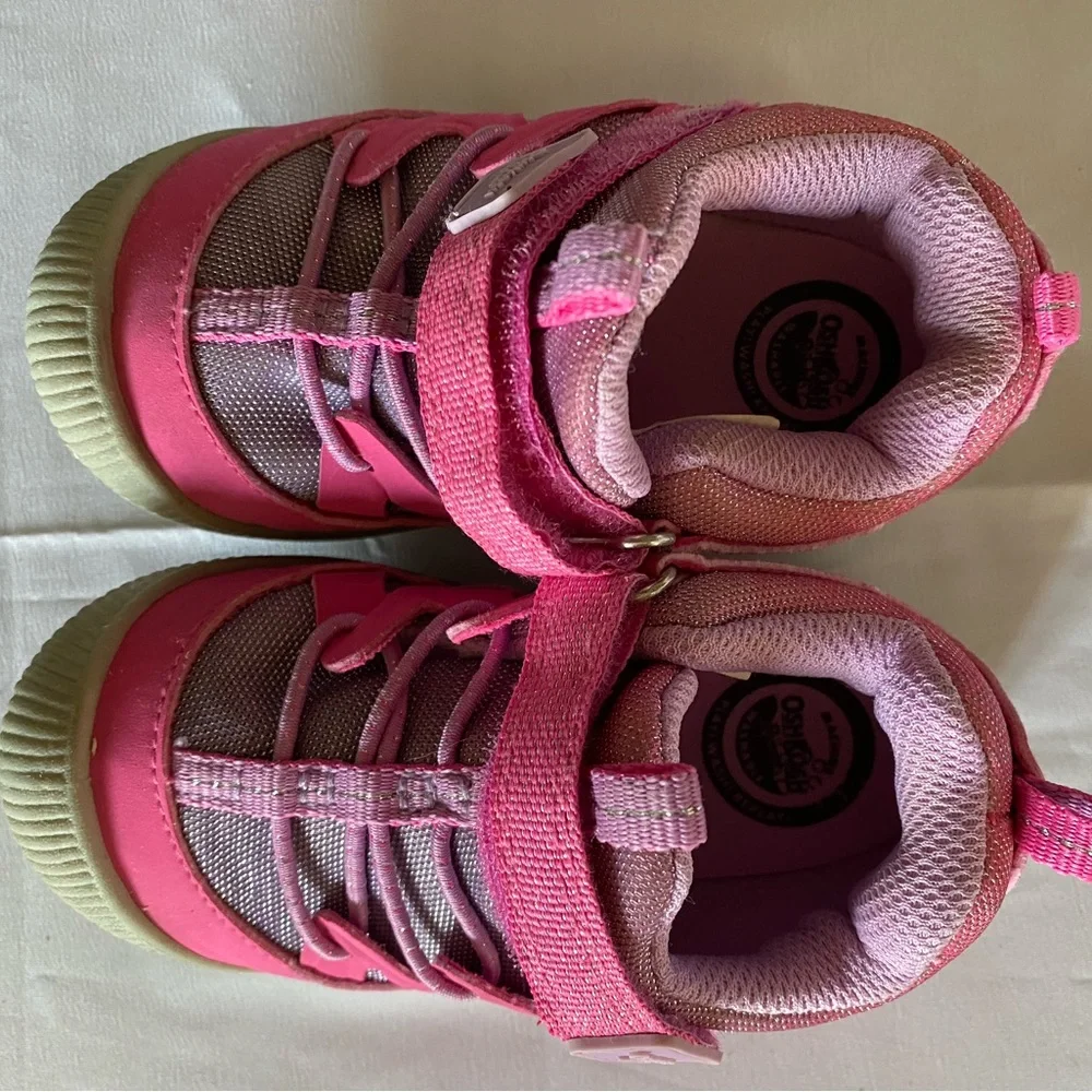 Osh Kosh pink and purple shoes Size 7